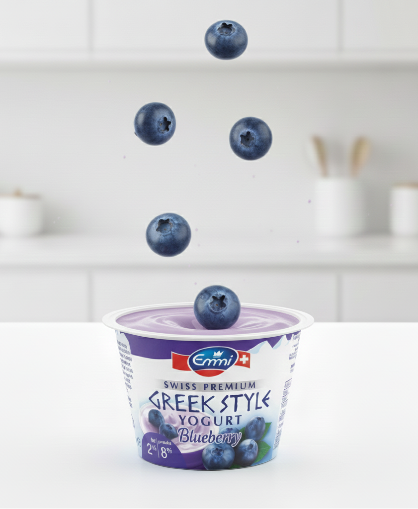 Yogurt de Arándanos Estilo Griego Emmi