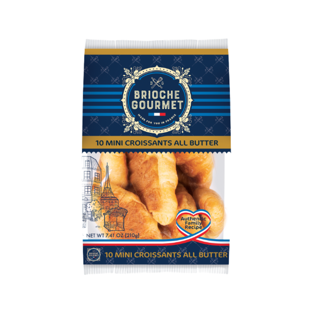 Mini Croissants de Mantequilla (10 uds.) Brioche Gourmet