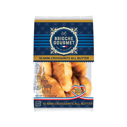 Mini Croissants de Mantequilla (10 uds.) Brioche Gourmet