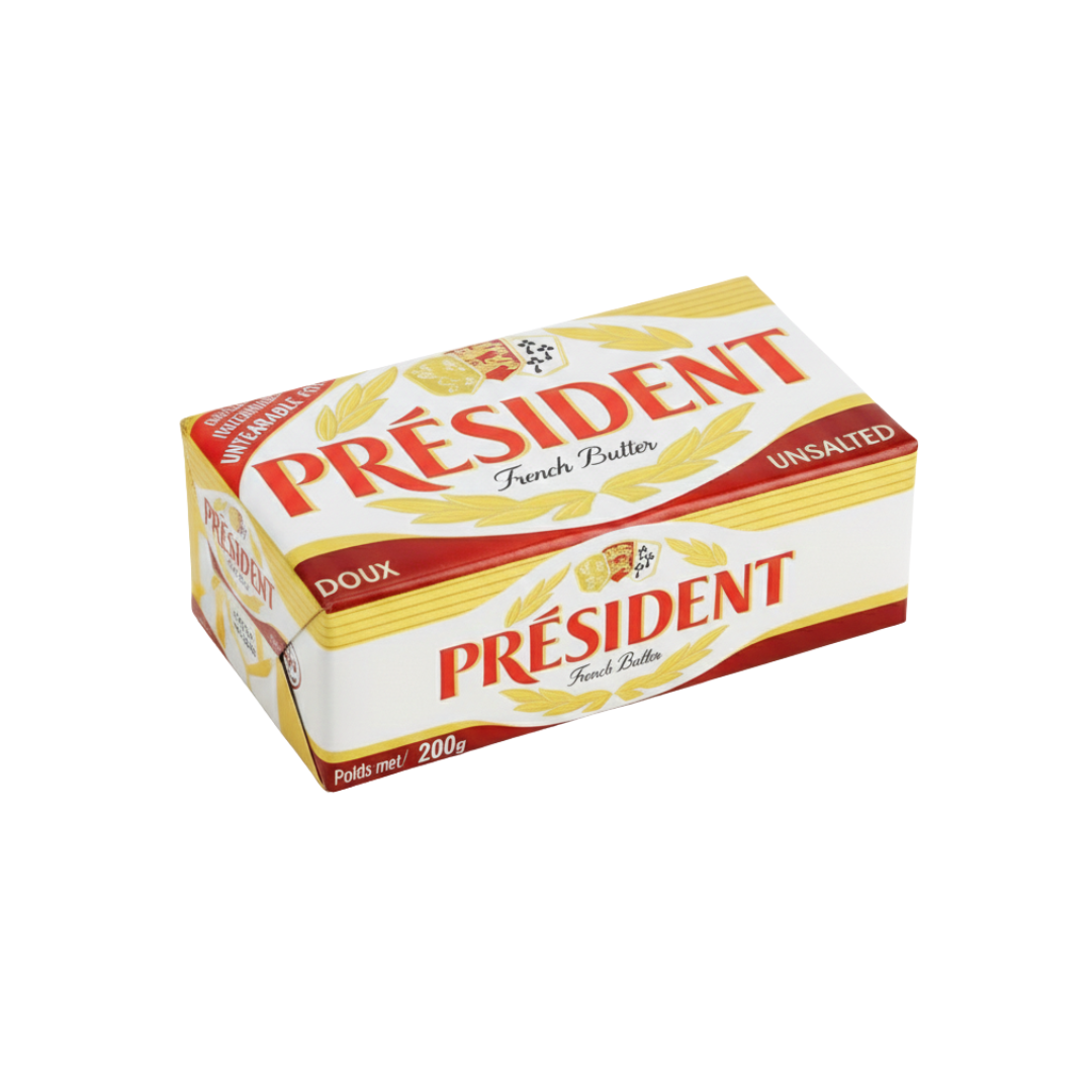 Barra De Mantequilla Sin Sal 200g Président
