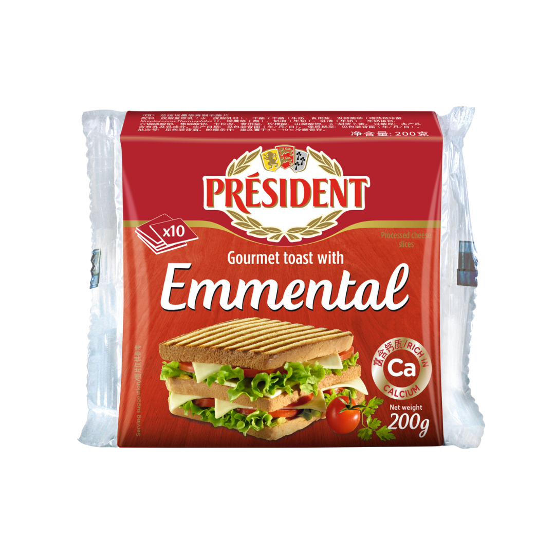 Queso Emmental en Rebanadas Président