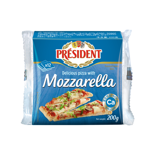 Queso Mozzarella en Rebanadas Président