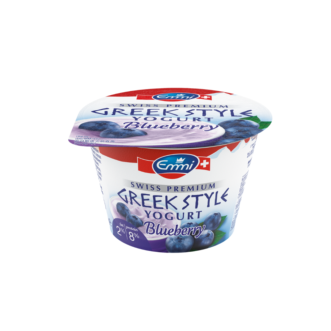 Yogurt de Arándanos Estilo Griego Emmi