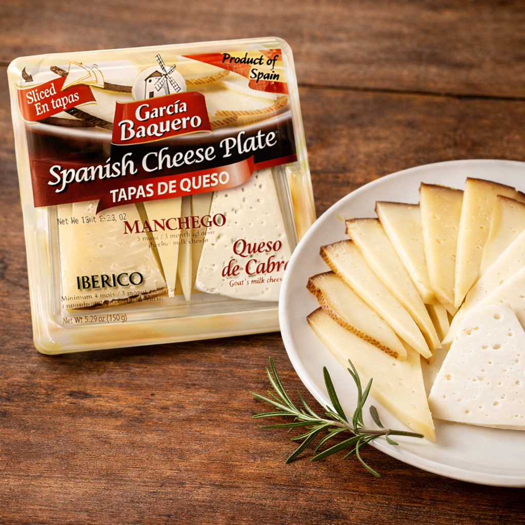 Tapas de Quesos Españoles García Baquero