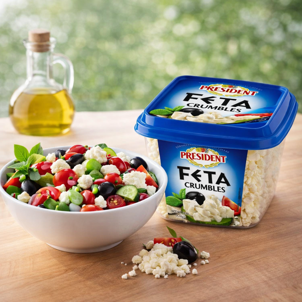 Queso Feta Crumbles Président
