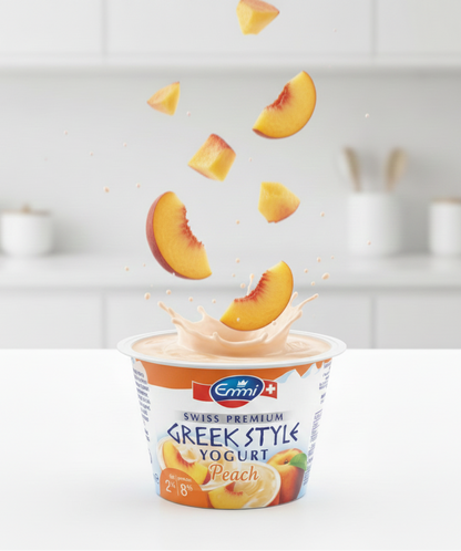 Yogurt de Melocotón Estilo Griego Emmi